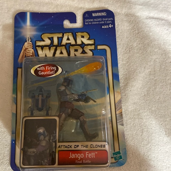 Star Wars SAGA AOTC JANGO FETT final battle action figure E II MOC 924